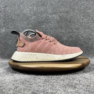 Adidas Originals NMD_R2 Primeknit BY8782 Women's Sz 8.5 Pink Athletic Shoes Used